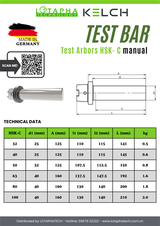 KIỂM TRA TRỤC CHÍNH HSK-C manual